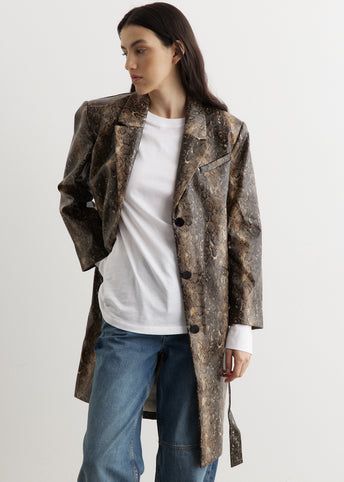 Snake Belt Coat