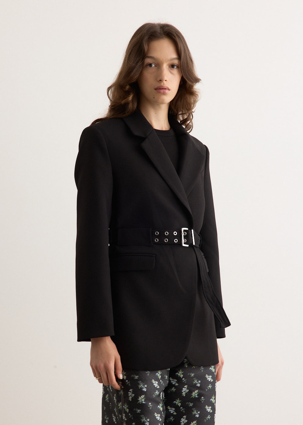Bonded Crepe Blazer