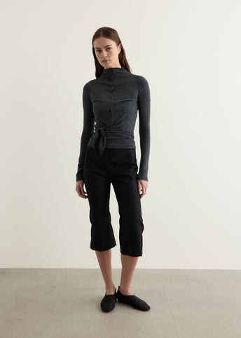 Button Up Wrap T-Shirt