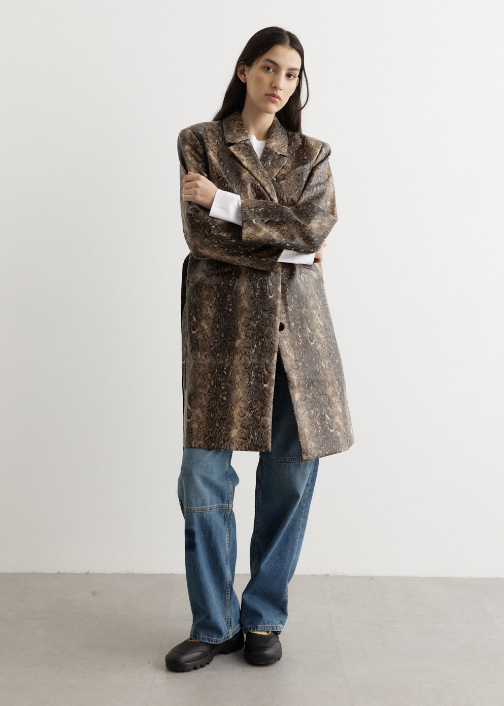 Snake Belt Coat