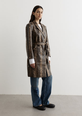 Snake Belt Coat