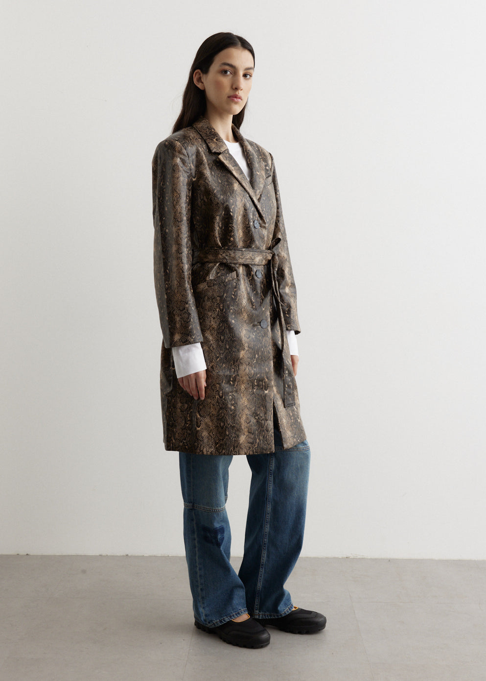 Snake Belt Coat