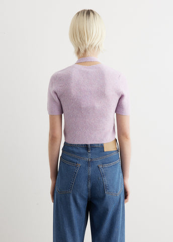 Twinset Hybrid Halter Cardigan Pullover