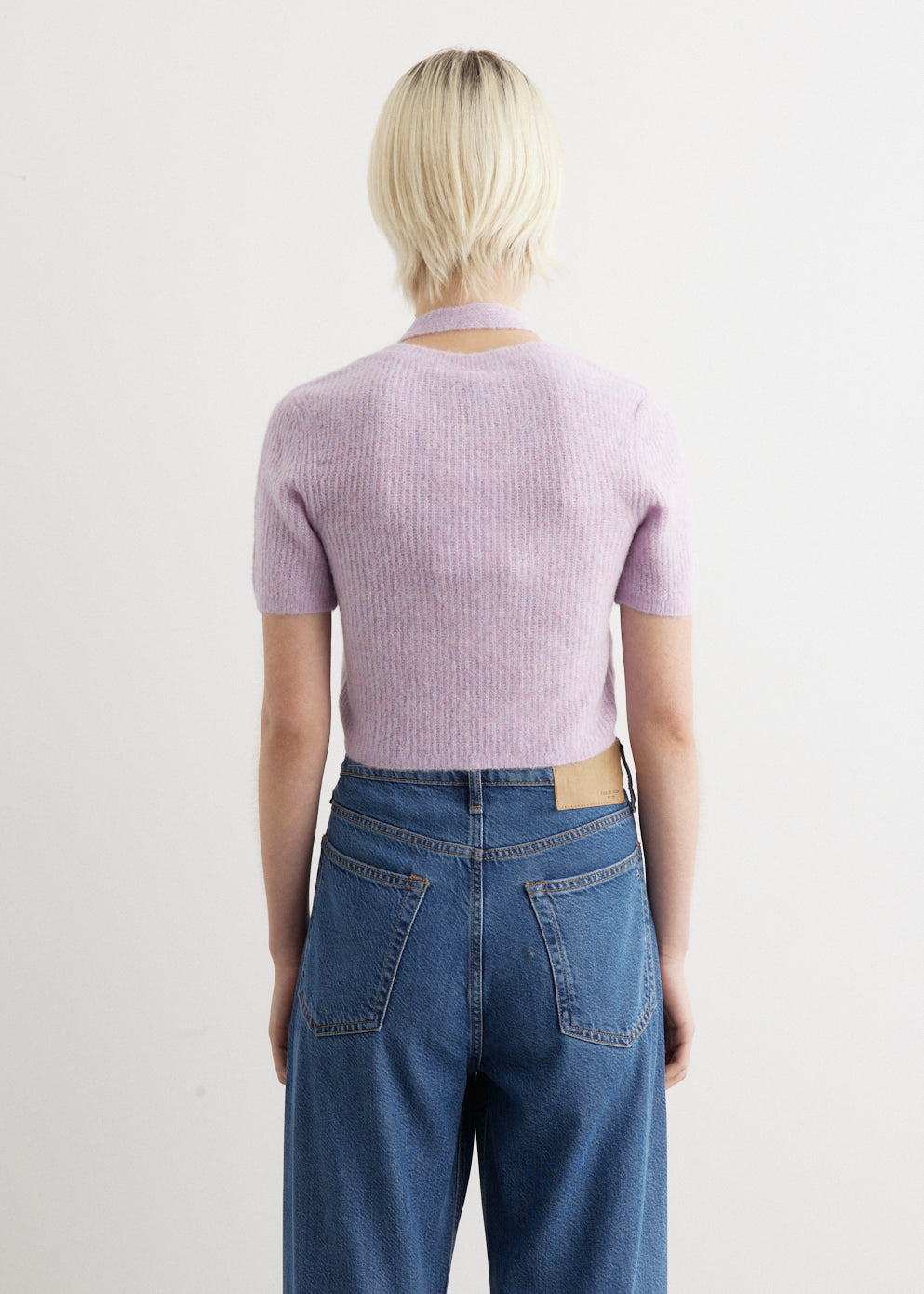 Twinset Hybrid Halter Cardigan Pullover