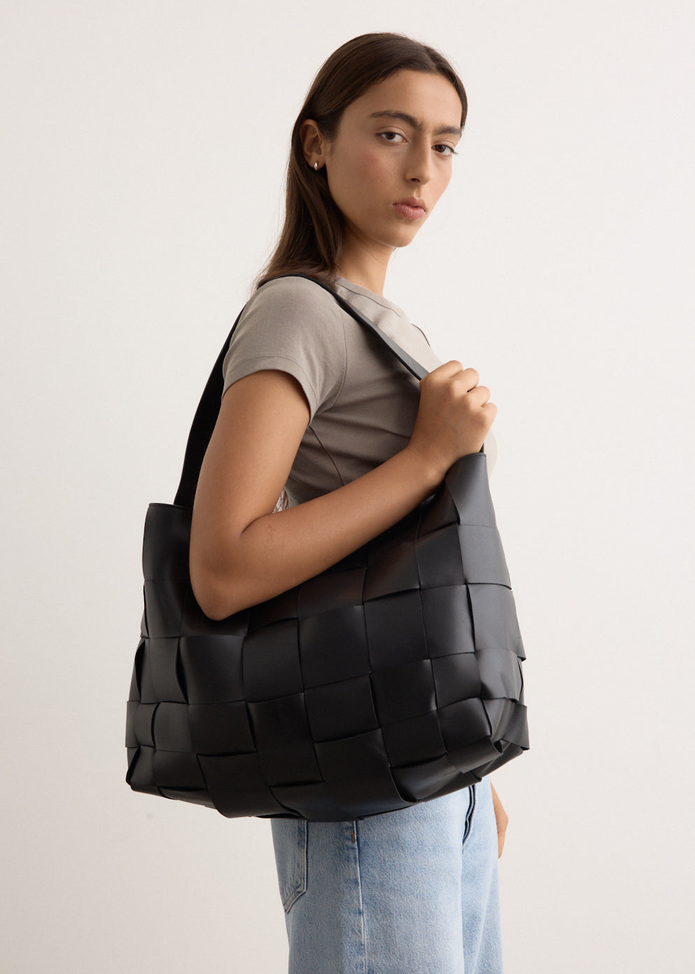 Woven Large Tote