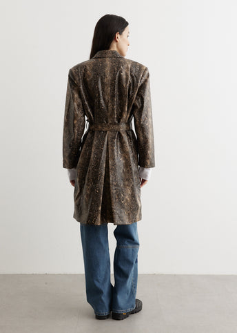 Snake Belt Coat