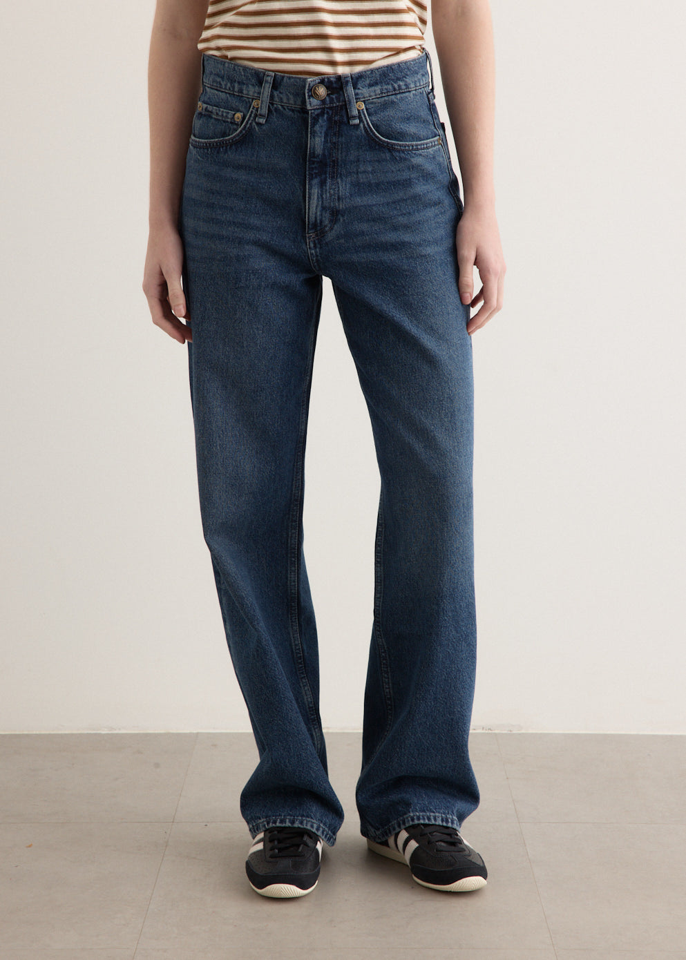 Shea High-Rise Relaxed Straight Jeans