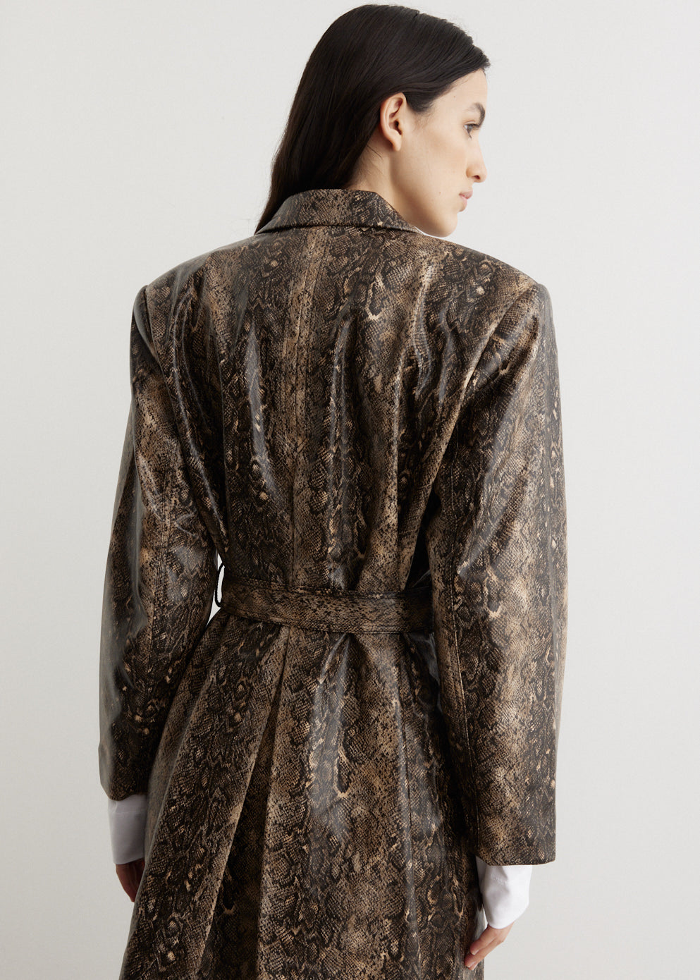 Snake Belt Coat