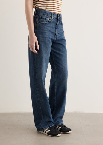Shea High-Rise Relaxed Straight Jeans