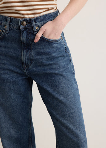 Shea High-Rise Relaxed Straight Jeans