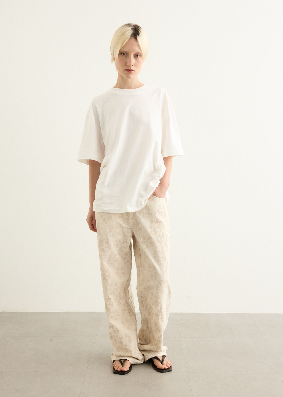 Crash Baggy Texture Pants