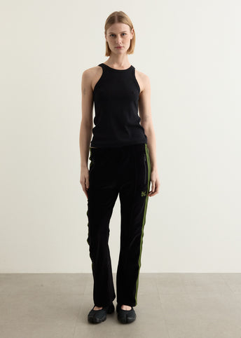 Boot-Cut Track Pants C/PE Velour