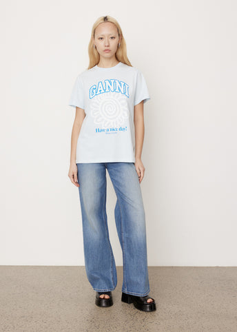 Basic Jersey Flower T-Shirt