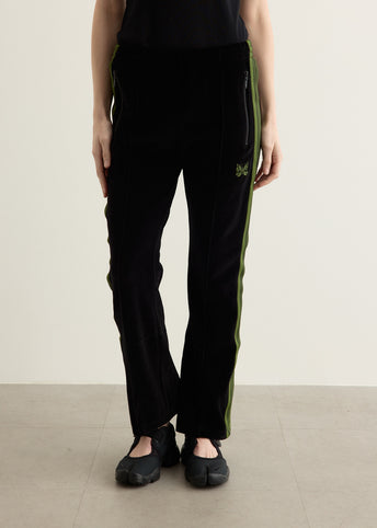 Boot-Cut Track Pants C/PE Velour