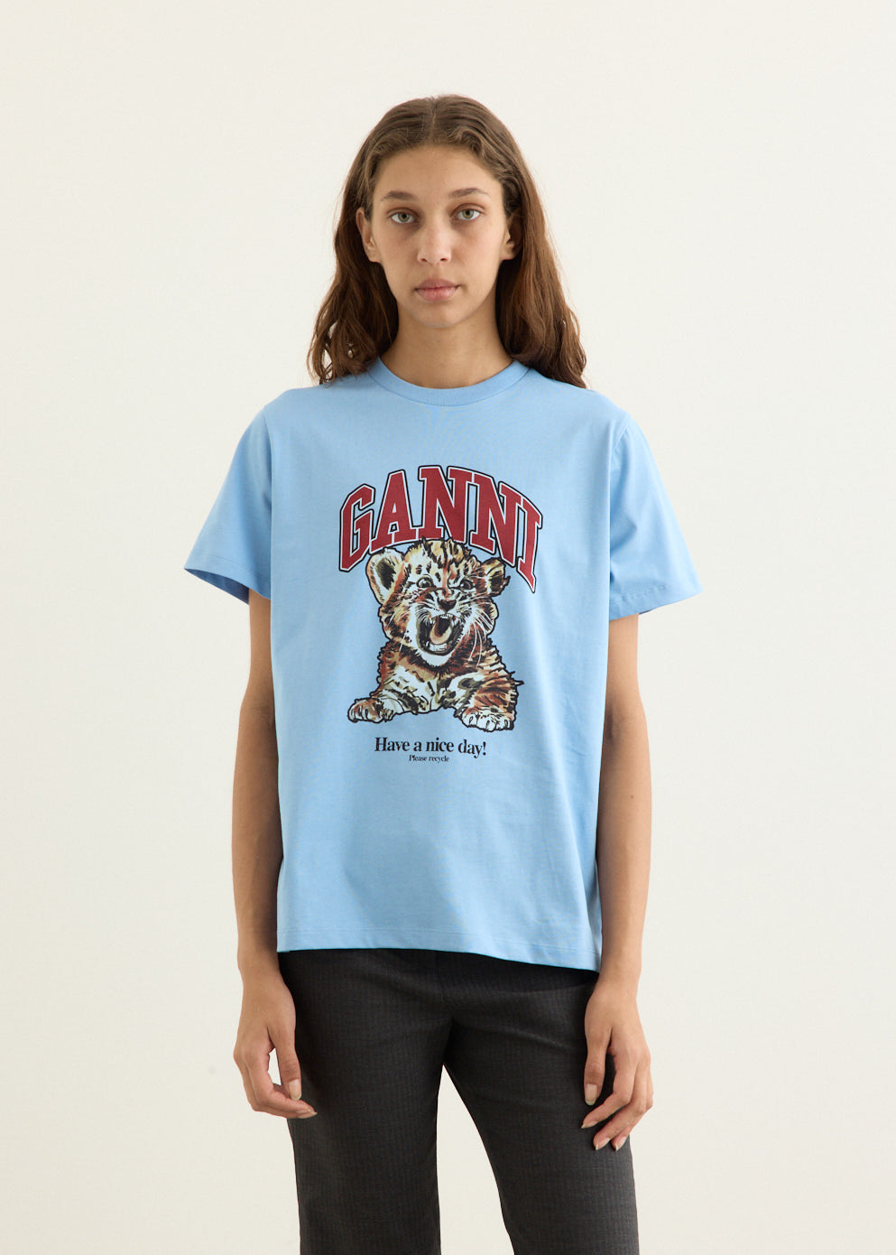Basic Jersey Leopard Relaxed T-shirt