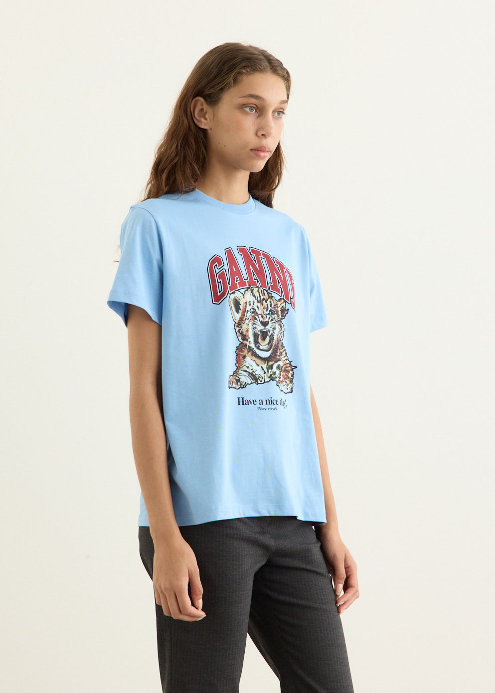 Basic Jersey Leopard Relaxed T-shirt