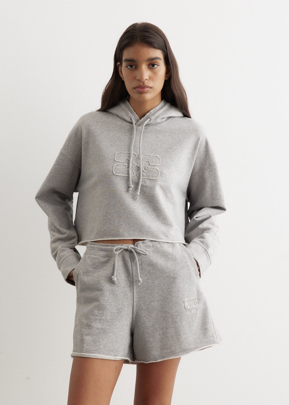 Isoli Cropped Oversized Hoodie
