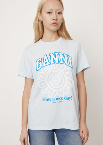 Basic Jersey Flower T-Shirt