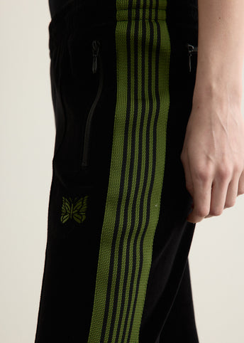 Boot-Cut Track Pants C/PE Velour