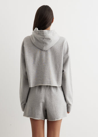 Isoli Cropped Oversized Hoodie