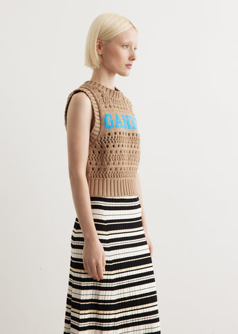 Cotton Rope Short Vest