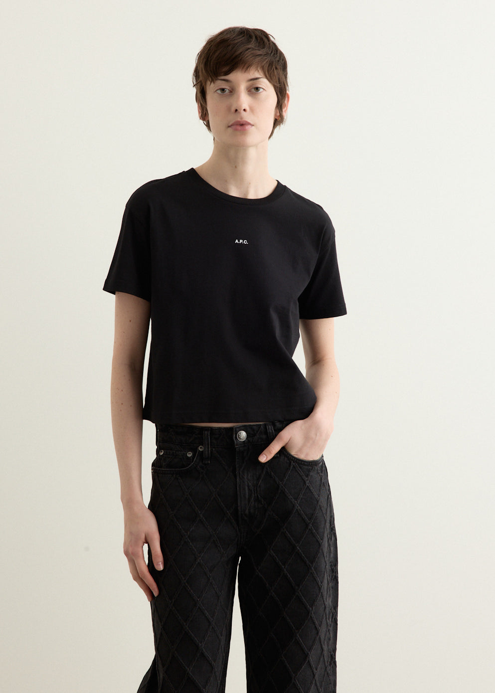 Boxy Micro Logo T-Shirt