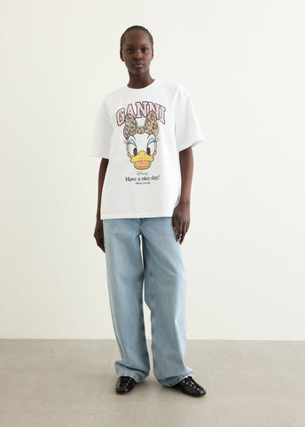 x Disney Daisy Duck Heavy Cotton Jersey Relaxed Fit Daisy T-Shirt