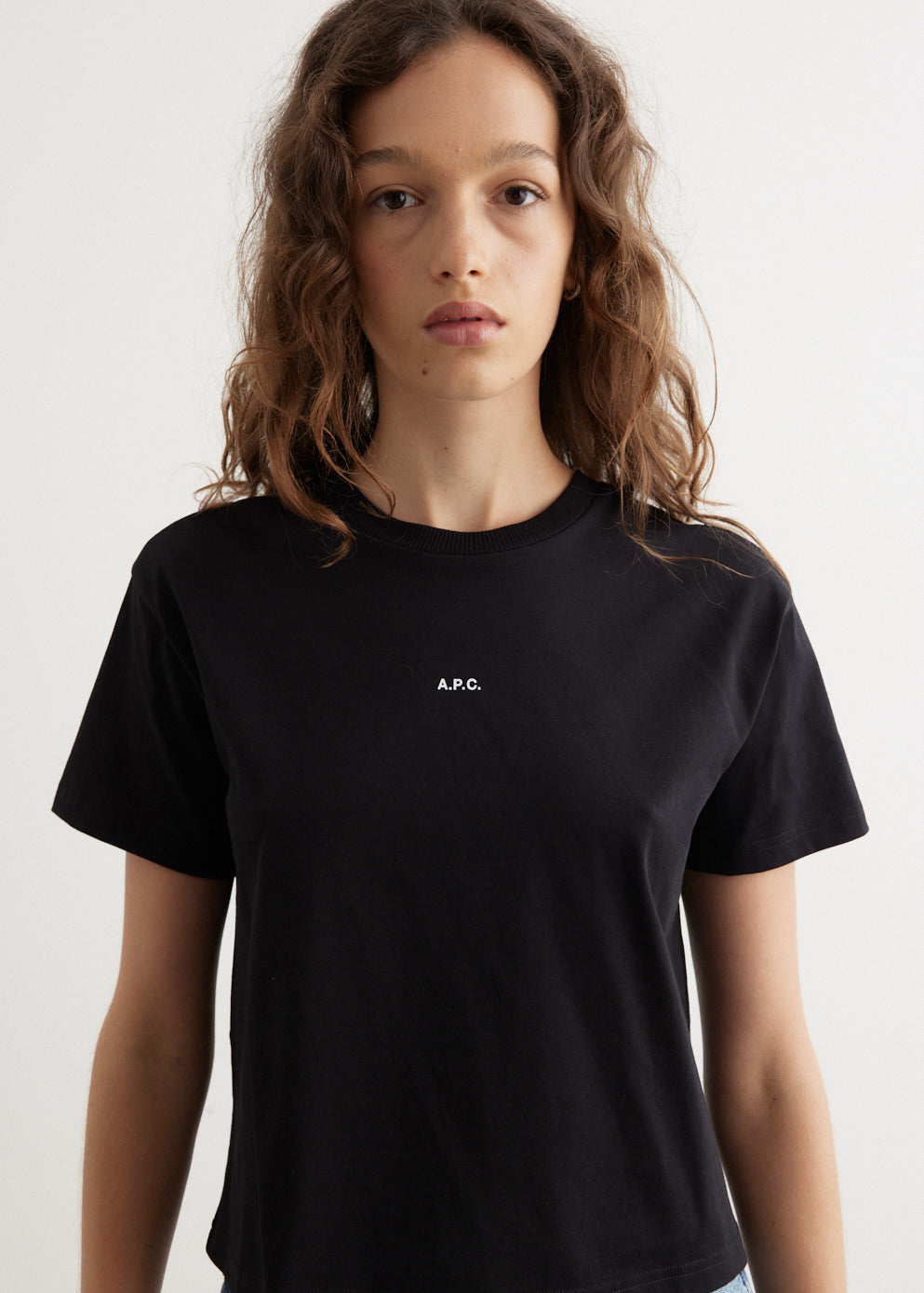 A.P.C. - Boxy Micro Logo T-Shirt - Tshirt logo,All Products : American Fashion Style Bags On Sale A.P.C. - Boxy Micro Logo T-Shirt - Tshirt logo,All Products : American Fashion Style Bags On Sale