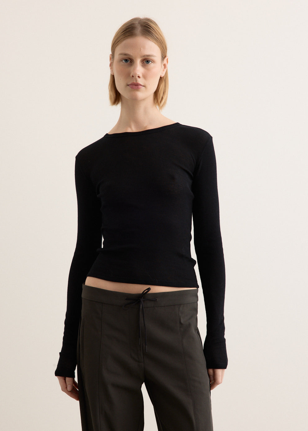 Baby Wool Long Sleeve Top