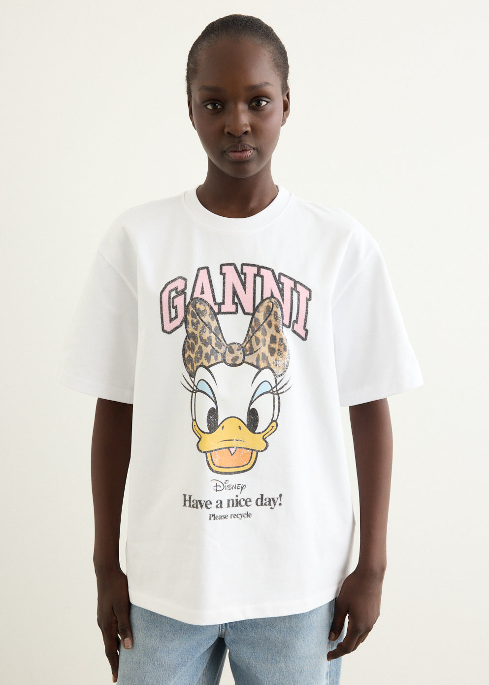 x Disney Daisy Duck Heavy Cotton Jersey Relaxed Fit Daisy T-Shirt