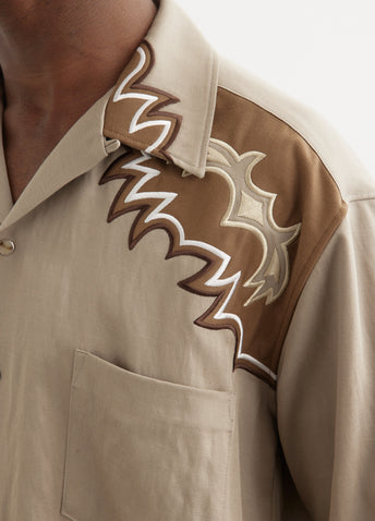 Embroidery Western Shirt