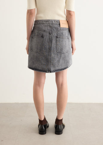Patch Pocket Mini Skirt
