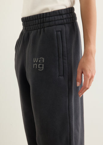 Sweatpants With Hotfix Logo