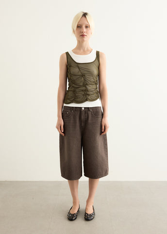 Horizon Double Layer Ruched Tank