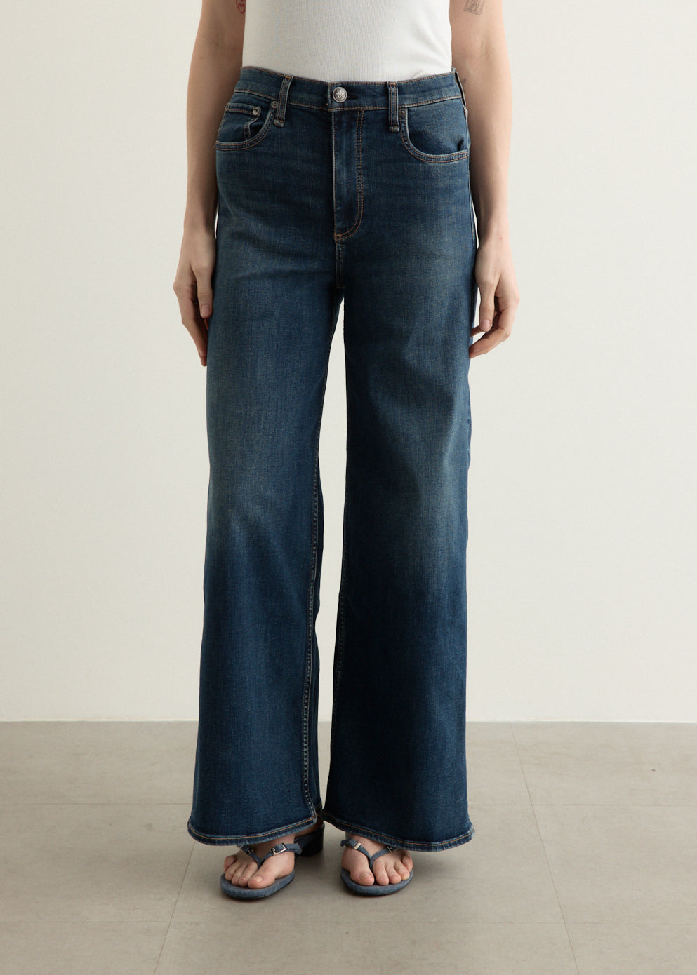 Flexi Sofie High-Rise Ankle Wide Jeans
