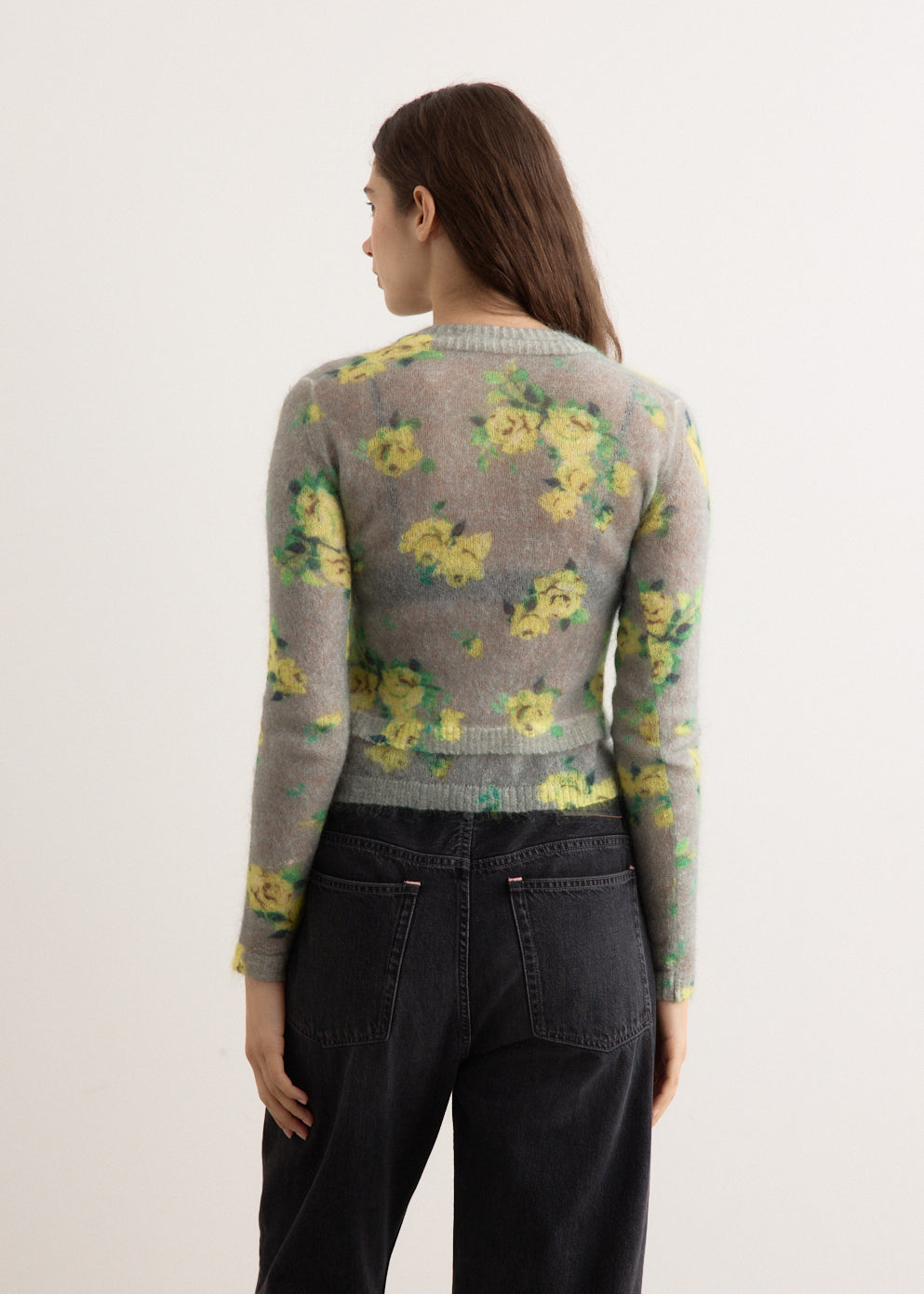 Kahoo Printed Overwashed Cardigan