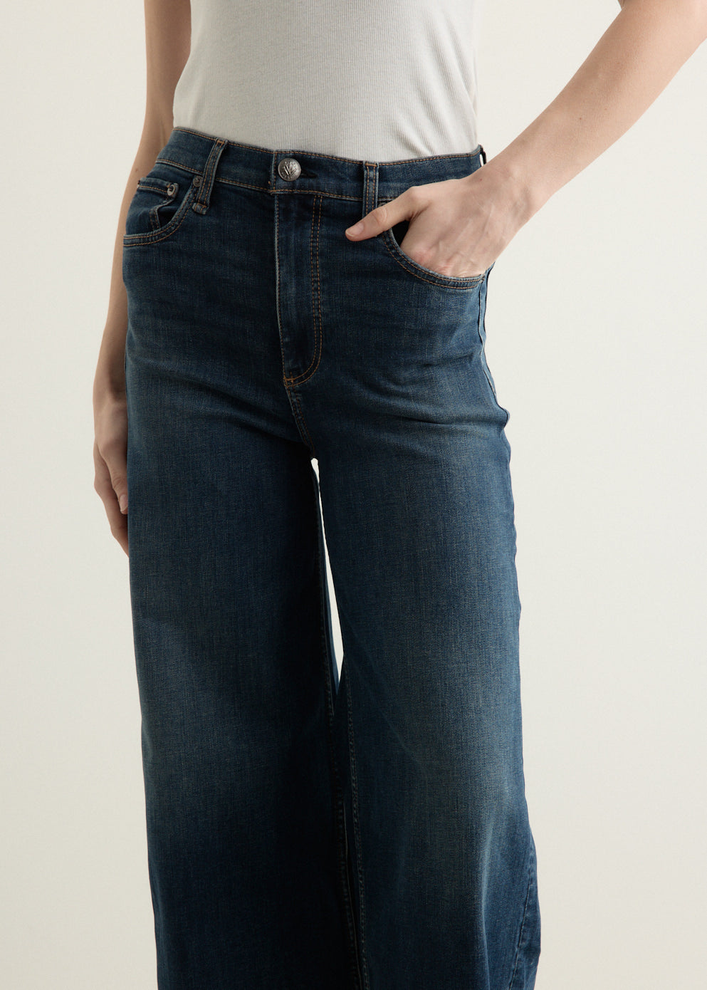 Flexi Sofie High-Rise Ankle Wide Jeans