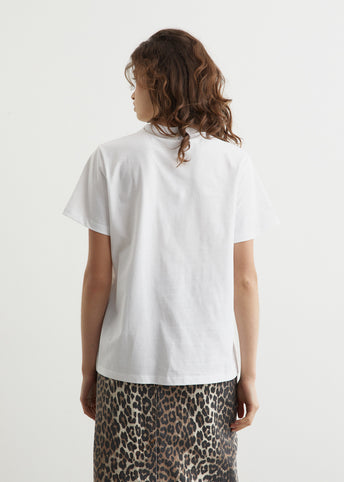 Basic Jersey Leopard Relaxed T-Shirt