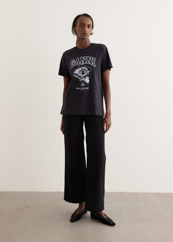 Basic Cotton Witch Relaxed T-Shirt