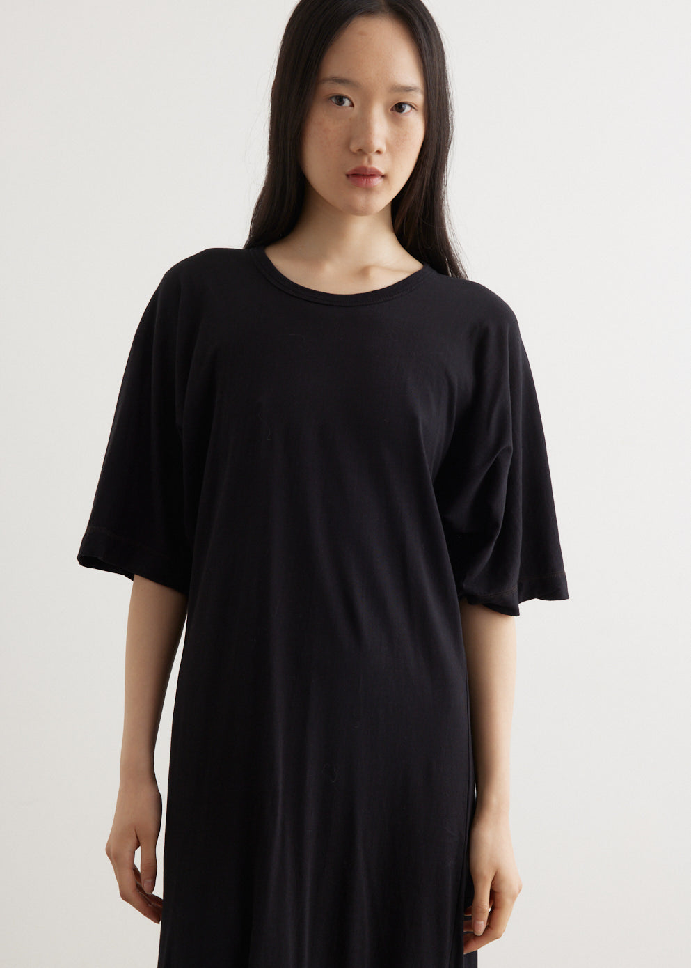 Longerline Short Sleeve T-Shirt Dress