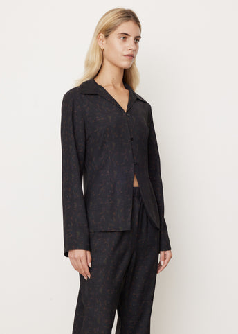 Fog Front Tie Top