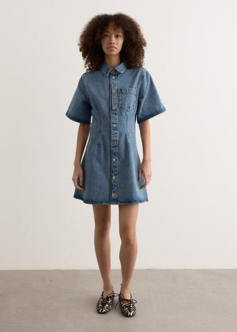 Short Sleeve Shirt Dress