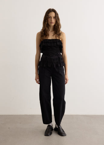 Solid Satin Slip Top