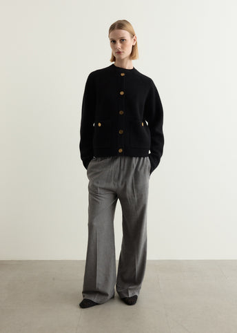 Hammered Button Cardigan