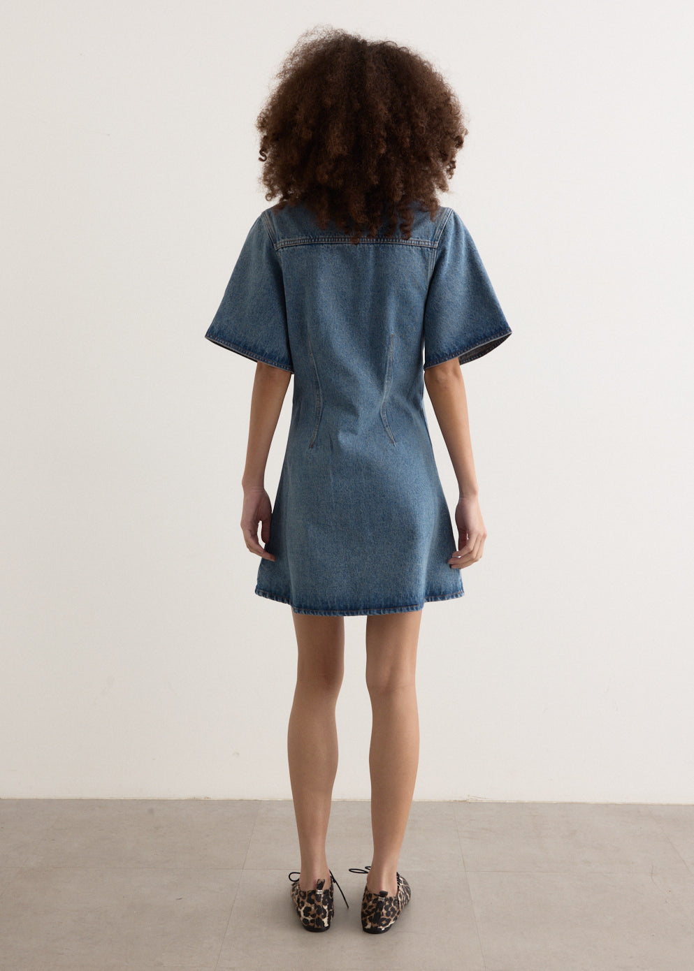 Short Sleeve Shirt Dress