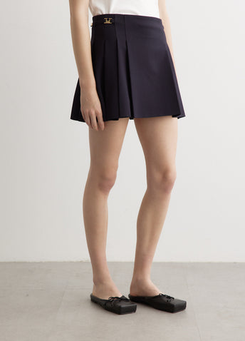 Short Pleated Skirt