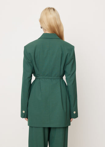 Drapey Melange Blazer