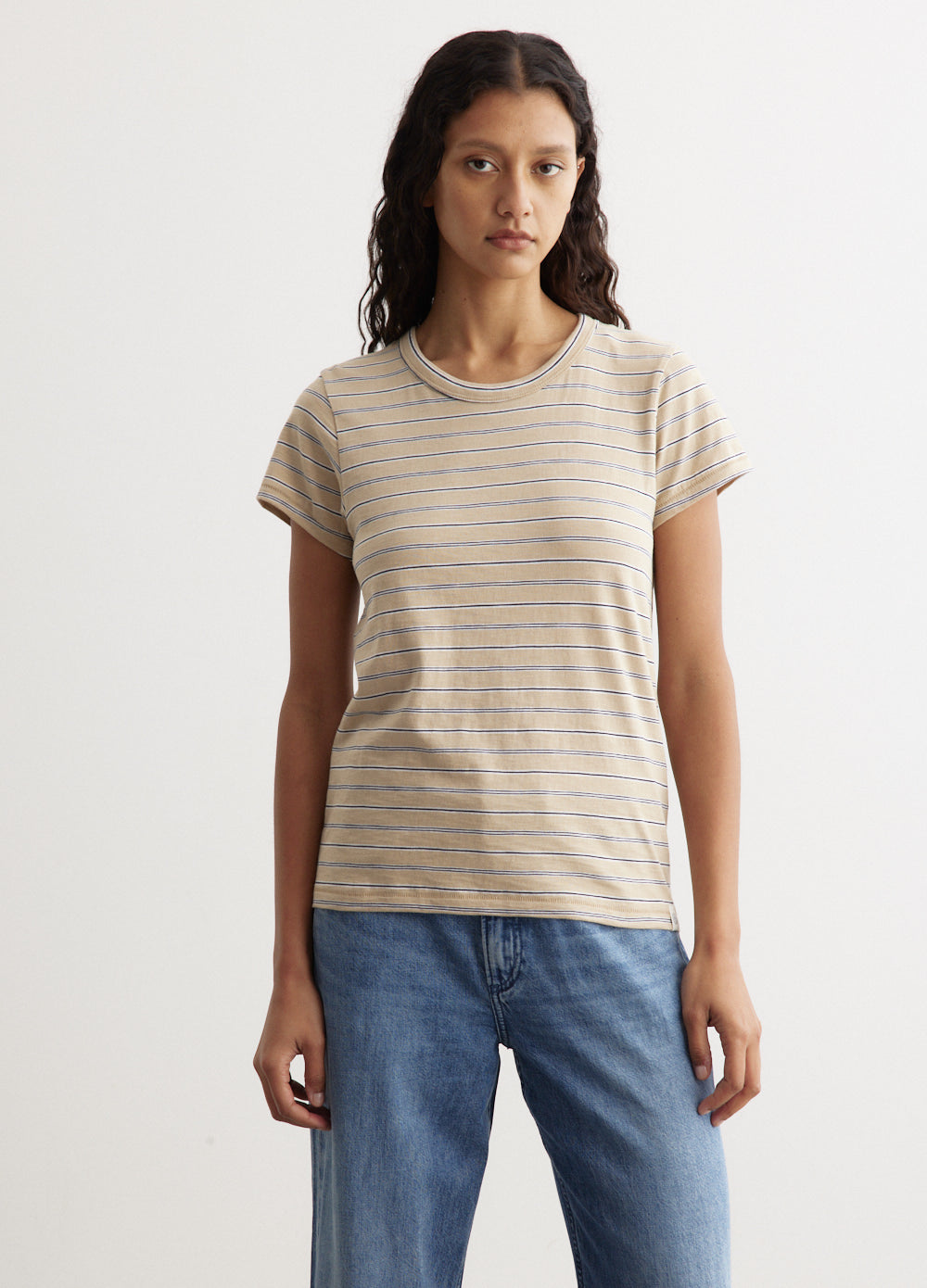 Rag & Bone - The Slub Stripe T-Shirt - Tshirt,Specials : American Fashion Style Bags On Sale Rag & Bone - The Slub Stripe T-Shirt - Tshirt,Specials : American Fashion Style Bags On Sale