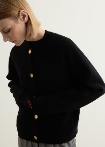 Hammered Button Cardigan