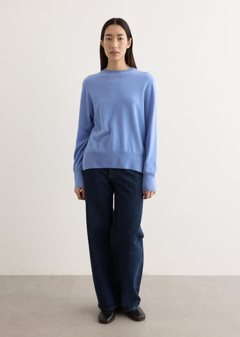Crew Neck Cashmere Knit